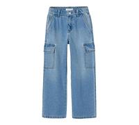 Name It Rose Wide Cargo Fit Jeans Blu 11 Years Ragazza