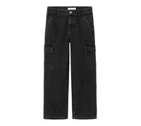 NAME IT NKFROSE HW Wide Cargo Jeans 6190-BS Noos, Jeans Larghi Bambina, Black,