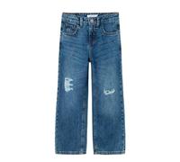 NAME IT NKFROSE HW Wide Jeans 1411-TE Noos, Jeans Larghi Bambina, Dark Blue Denim,