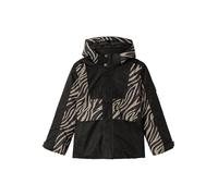 NAME IT NKFSLOPE10 Ski Jacket AOP FO Giacca da Neve, Desert Taupe/AOP:Zebra, 116 Bambina