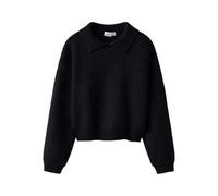 NAME IT Nkfsonia LS Polo Knit, Nero, 122/128 cm Bambine e Ragazze