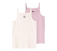 Name IT Nkfstrap Top 2p Buttercream Floral Noos Magliette Bambine e Ragazze (Pacco da 2)
