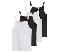 Name IT Nkfstrap Top 4P Black White Solid, Nero, Numeric_86