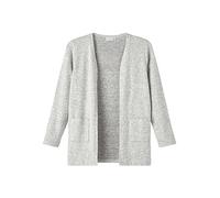 NAME IT Nkfvicti LS Knit Card L Noos Maglione, Grigio, 122 cm Bambina