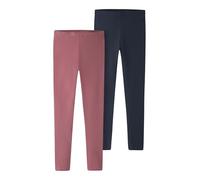 NAME IT Leggings 'NKFVivian' blu scuro / rosa antico Bambini - Bimba - Ragazza (taglie 140-176) - Abbigliamento - Jeans & pantaloni - Pantaloni NAME IT 110-116