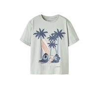 Name IT Nkmact Stitch SS Nreg Top Box Wdi, Acqua pallida, 146/152 cm Bambini e Ragazzi