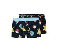 NAME IT NKMASGAR Pokemon 2P Boxer Noos Sky, Completo da Notte Bambino, Black/Pack:2P Dark Sapphire+ Black,