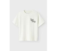 Name it - Nkmbarur Ss Nreg Top Ps 13239418 Bianco - Abbigliamento 9 - 10A Bianco