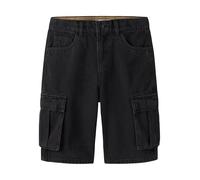 NAME IT Nkmben SK DNM Cargo Bermuda 2800-Im Noos, Denim Nero, 146 Bambino