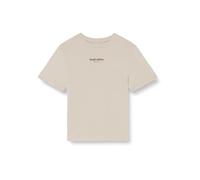 NAME IT NKMBRODY SS NREG Top Noos T-Shirt, Pure Cashmere/Print:W. Black Print, 134/140 cm Bambino