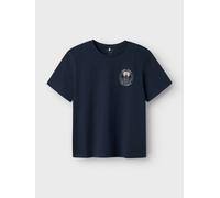 Name it - Nkmdjoni Nreg Ss Top Ps 13242035 Blu - Abbigliamento 9A - 10A Blu