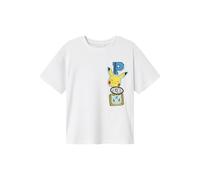 Name it - Nkmjeno Pokemon Nreg Ss Top Box Noos Sky Bianco - Abbigliamento 9 - 10A Bianco