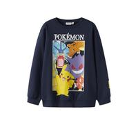 NAME IT Nkmjobi Pokemon Nreg Sweat Unb Box Sky, Blazer Navy, 134-140, Blazer Navy, 134-140