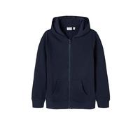 Name It Nkmnesweat Card W Hood Unb Noos, Felpa Con Cappuccio Bambini e ragazzi, Blu (Dark Sapphire), 110