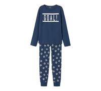 NAME IT NKMNIGHTSET Dark Denim Football Noos Completo da Notte, 122-128 Bambino