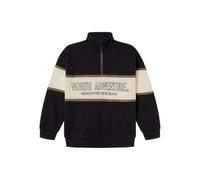 NAME IT NKMOBORDE LS RLX Sweat Bru, Maglia di Tuta Bambino, Black,