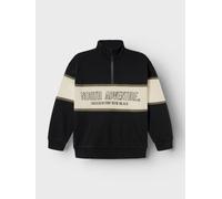 Name it - Nkmoborde Ls Rlx Sweat Bru Nero - Abbigliamento 11 - 12A Nero