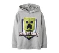 Name IT Nkmol Minecraft Nreg SWE Bru Lnoos Bfu, Grigio, 146-152 Bambino