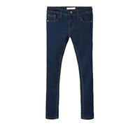 NAME IT Nkmrobin Dnmthayer SWE Pant Noos Pantaloni, Blu Jeans Scuro, 134 Bambina