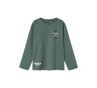 NAME IT Nkmroma LS Nreg Top Maglietta a Maniche Lunghe, Foresta oscura, 116 cm Bambini e Ragazzi