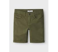 Name it - Nkmsilas Isak L Twi Shorts 3122-Mf Tb 13 Verde - Abbigliamento 8A Verde