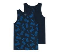 NAME IT Nkmtank Top 2p Dark Sapphire Gamer Noos, Canottiera N/A, Blu, N/A