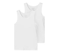 Name IT NKMTANK Top 2P Noos - Mutandine da Bambino, Colore: Bianco Brillante, 134/140