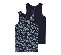 Name it kids Nkmtank Top 2P Sapphire Game Noos, Zaffiro Scuro, Numeric_158 (Pacco da 2) Bambini e Ragazzi