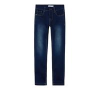 Name It Nkmtheo Xslim SWE Jeans 3113-th Noos Pantaloni, Blu (Dark Blue Denim), 140 Bambini e Ragazzi