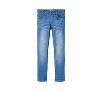 Name It Nkmtheo Dnmthayer Cor1 SWE Pant Noos Pantaloni, Media Blu Denim, 152 Bambina