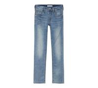 Name It Nkmtheo Xslim SWE Jeans 3113-th Noos Pantaloni, Blu (Light Blue Denim), 134 Bambini e Ragazzi