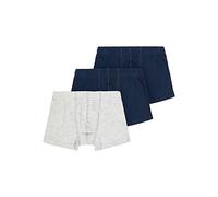 NAME IT Nkmtights 3p Noos Mutande, Grigio Melange/Confezione: 2 x Zaffiro Scuro, 104 cm Bambino