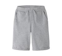 Name It Nkmvermo Long Swe Shorts Unb F Noos, Pantaloncini Bambini e ragazzi, Grigio (Grey Melange), 122
