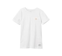 NAME IT Nkmvincent SS Top F Noos T-Shirt, Bianco, 158 cm-164 cm Bambini e Ragazzi