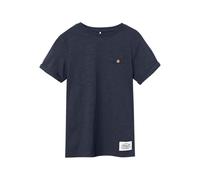 NAME IT Nkmvincent SS Top F Noos T-Shirt, Zaffiro Scuro, 116 cm Bambini e Ragazzi