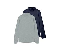 Name It Maglietta a maniche lunghe O Noos Nknviggo 2P LS Slim Sapphire/Grey Melange 146/152