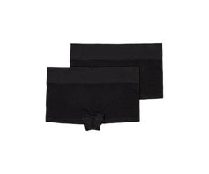 NAME IT NLFKAILEY Rib Hipster 2PACK Noos, Slip Bambina, Black, 134/140