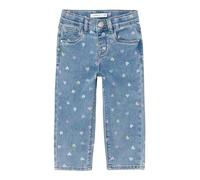 NAME IT Nmfbella Mom Shaped Jeans 3555-On Noos, Media Blu Denim, 116
