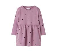 NAME IT Nmfdavina LS Sweat Bru Dress Noos, Mauve Orchid, 122
