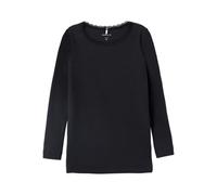 NAME IT Nmfkab LS Top Noos, Maglia a Maniche Lunghe Bambine e Ragazze, Nero, 104