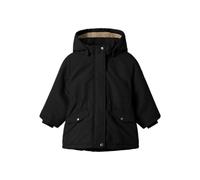 NAME IT Nmfmarlow Parka Jacket Pb, Nero, Numeric_110 Bambine e Ragazze