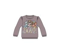 NAME IT Nmfmesse Paw LS Sweat Unb Cplg, Purple Dove, 116 Bambina
