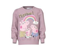 Name IT Nmfnori Peppa Sweat Bru Lnoos Cplg, Keepsake Lilac, 92 Bambina