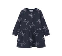 NAME IT Nmfolukria LS Sweat Dress Bru, Blazer Blu Marine, 110 cm