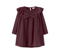 NAME IT Nmfroisin M LS Dress, Bordeaux, 116 cm Bambina
