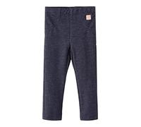 Name It Nmfsalli Dnmtally Swe Legging Noos, Pantaloni Bambine e ragazze, Blu (Dark Blue Denim), 110
