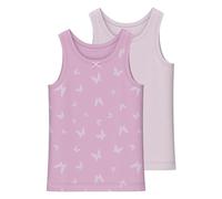 NAME IT NMFTANK Top 2P Pink Butterfly Noos, Canottiera Bambina, Pink Lavender, 92