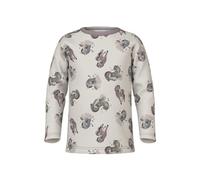 NAME IT NMFWILLITUS Wool LS Top Noos, Maglia a Maniche Lunghe Bambina, Weiß,