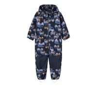 NAME IT Nmmalfa08-Tuta Softshell Aop1 FO Noos Tuta Antipioggia, Blu, 104 Bambini e Ragazzi