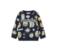 NAME IT Nmmjazy Pokemon Nreg Sweat Unb Sky, Blazer Blu Marine, 104 Bambino